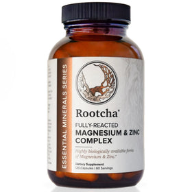 Potent & Pure Magnesium & Zinc Complex de Rootcha en boîte vue avant