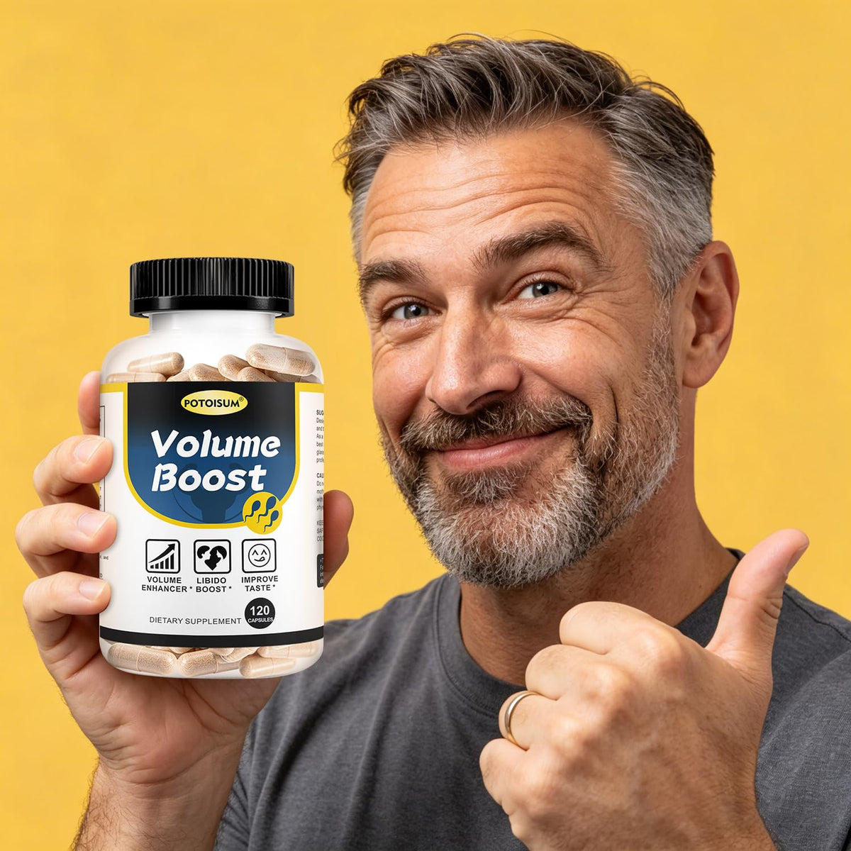 POTOISUM Complément Alimentaire Volume de Semen 141g et ingrédients naturels