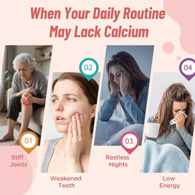 Pouch de Calcium Gummies Nepeolithia ouvert avec gummies à l'intérieur
