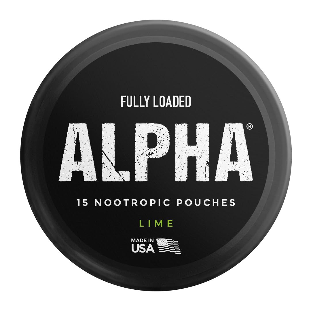 Pouches nootropiques Fully Loaded Bullseye lime sur une table