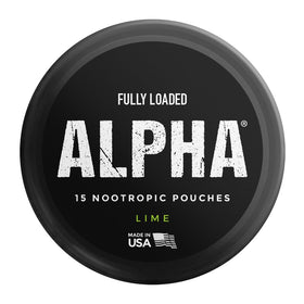 Pouches nootropiques Fully Loaded Bullseye lime sur une table