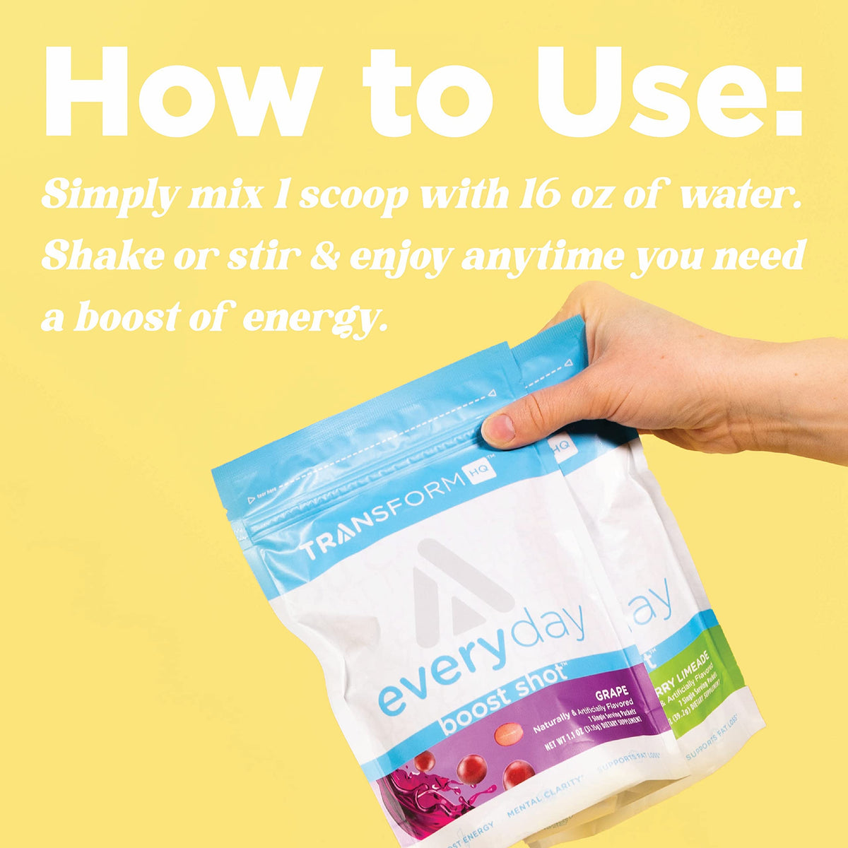 Poudre à Boire Blue Raspberry en sachet avec eau froide