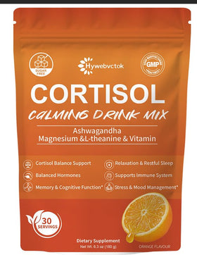 Poudre à boire cortisol Hywebvctok avec des fruits