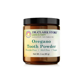 Poudre à dents Oregano Dr Clark 249g vue de face