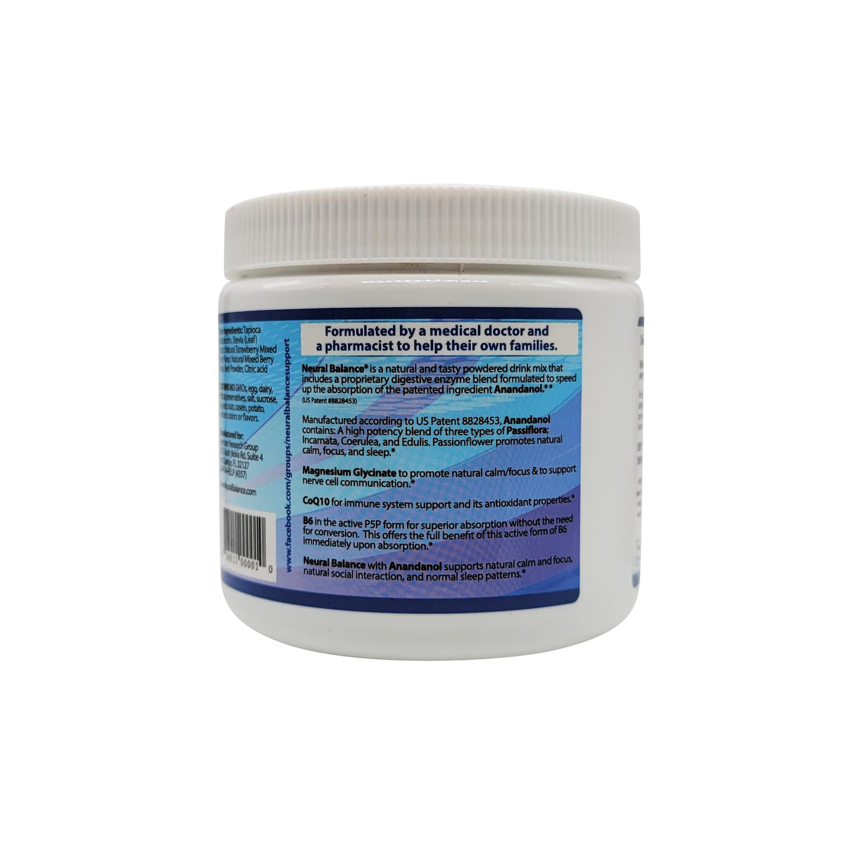 Poudre Anandanol NEURAL BALANCE avec cuillère doseuse