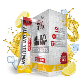 Poudre BCAA AllDayYouMay 200g sachets individuels citron italien
