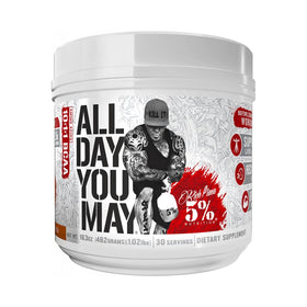 Poudre BCAA AllDayYouMay 5% Nutrition 621g vue de face