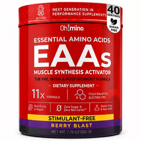 Poudre BCAA + EAA Oh!mino 290g, vue de face