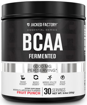 Poudre BCAA fermentée Jacked Factory 6000mg vue de face