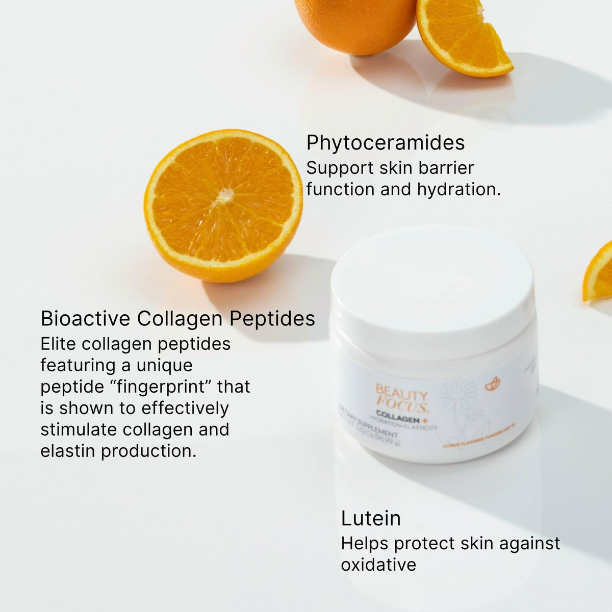 Poudre Beauty Focus Collagen+ dans un smoothie