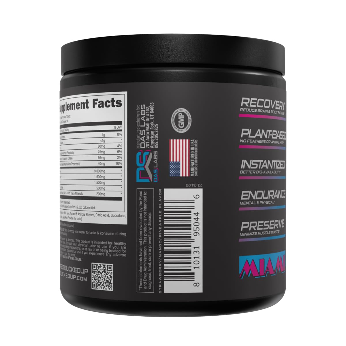 Poudre Bucked Up BCAA 2:1:1 408g avec fruits frais