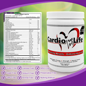 Poudre CardioForLife 455g avec cuillère doseuse