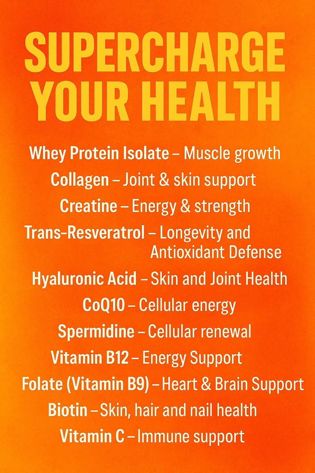 Poudre complète Vital Nutrition 1370g avec cuillère doseuse