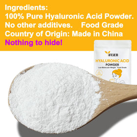 Poudre d'Acide Hyaluronique iFEiER 50g avec cuillère doseuse