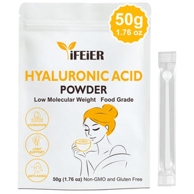 Poudre d'Acide Hyaluronique iFEiER 50g vue avant