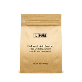 Poudre d'acide hyaluronique PURE ORIGINAL INGREDIENTS 120g vue avant