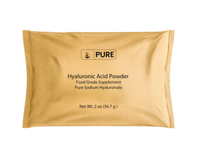Poudre d'Acide Hyaluronique PURE ORIGINAL INGREDIENTS 18g vue de face
