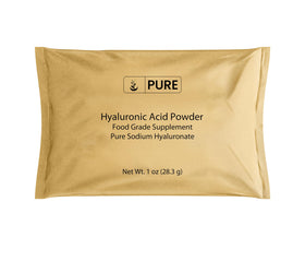 Poudre d'acide hyaluronique PURE ORIGINAL INGREDIENTS 35g vue de face