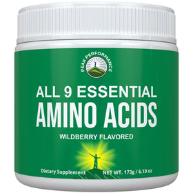 Poudre d'acides aminés essentiels Peak Performance 231g vue de face