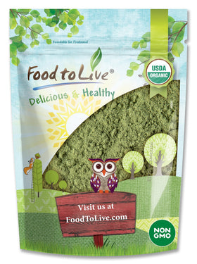 Poudre d'Alfalfa Biologique Food to Live 234g vue avant