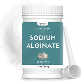Poudre d'alginate de sodium Hznxolrc 109g vue de face