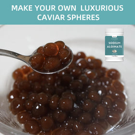 Poudre d'alginate de sodium Hznxolrc avec des ingrédients culinaires