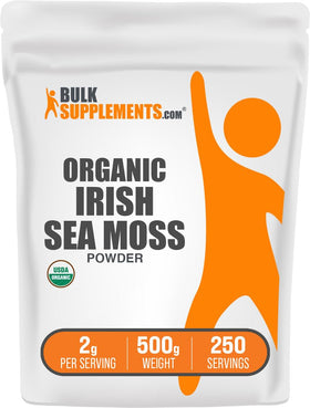 Poudre d'Algue Irlandaise Bio BulkSupplements, emballage avant