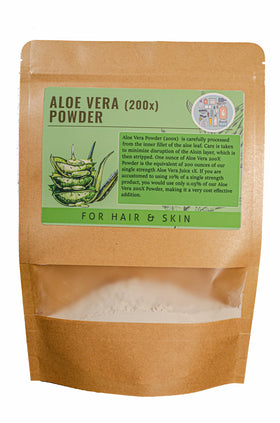 Poudre d'Aloe Vera 200x de 142g en sachet avant