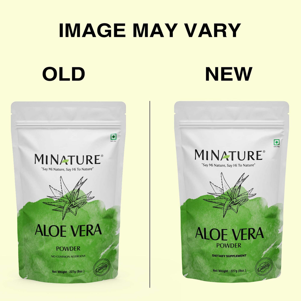 Poudre d'Aloe Vera minature sur une cuillère