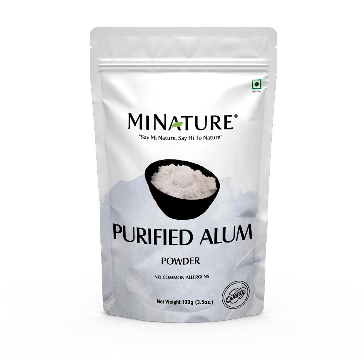 Poudre d'Alun Mi Nature 100g en sachet hermétique