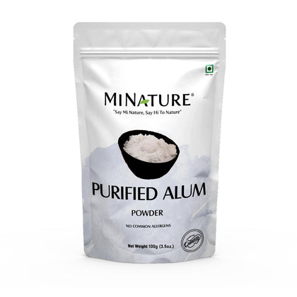 Poudre d'Alun Mi Nature 100g en sachet hermétique