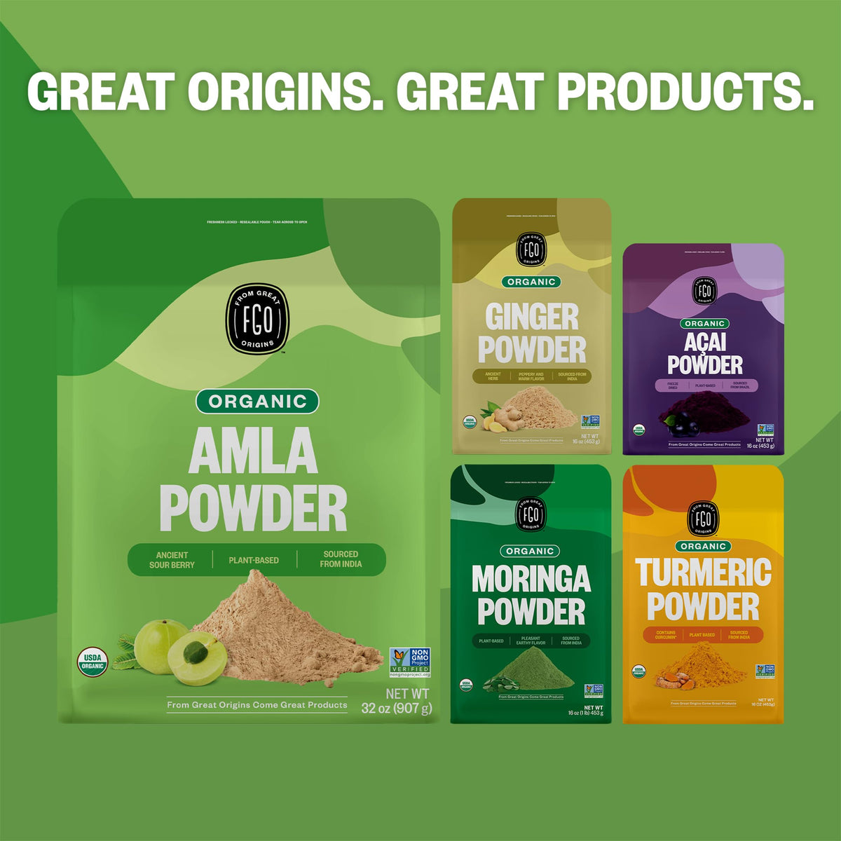 Poudre d'Amla FGO utilisée dans des soins de beauté