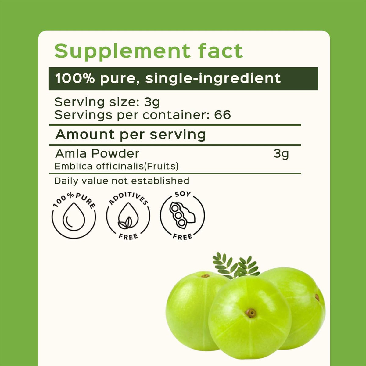 Poudre d'Amla Pure bixa BOTANICAL en utilisation dans un smoothie