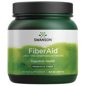Poudre d'arabinogalactane de mélèze Swanson 250g vue avant
