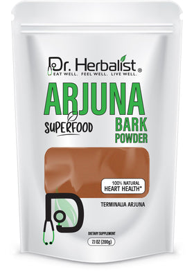 Poudre d'Arjuna Dr. HERBALIST 200g format pouch vue avant