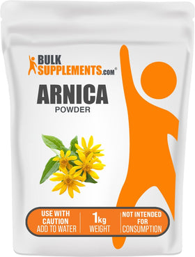 Poudre d'Arnica Montana BulkSupplements 1kg vue avant