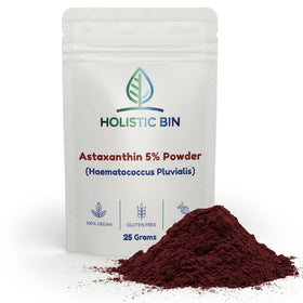 Poudre d'Astaxanthine Holistic Bin 25g vue avant