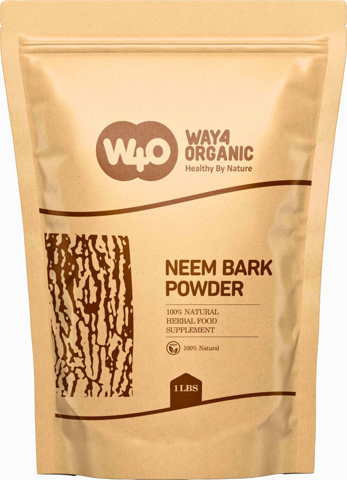 Poudre d'écorce de neem WAY 4 ORGANIC 363g, vue avant
