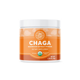Poudre d'extrait de champignon Chaga bio Vimergy 50g vue avant