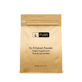 Poudre d'extrait de Fo-Ti PURE ORIGINAL INGREDIENTS 119g vue de face