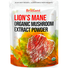 Poudre d'extrait de Lion's Mane Ellie's Best 118g vue de face