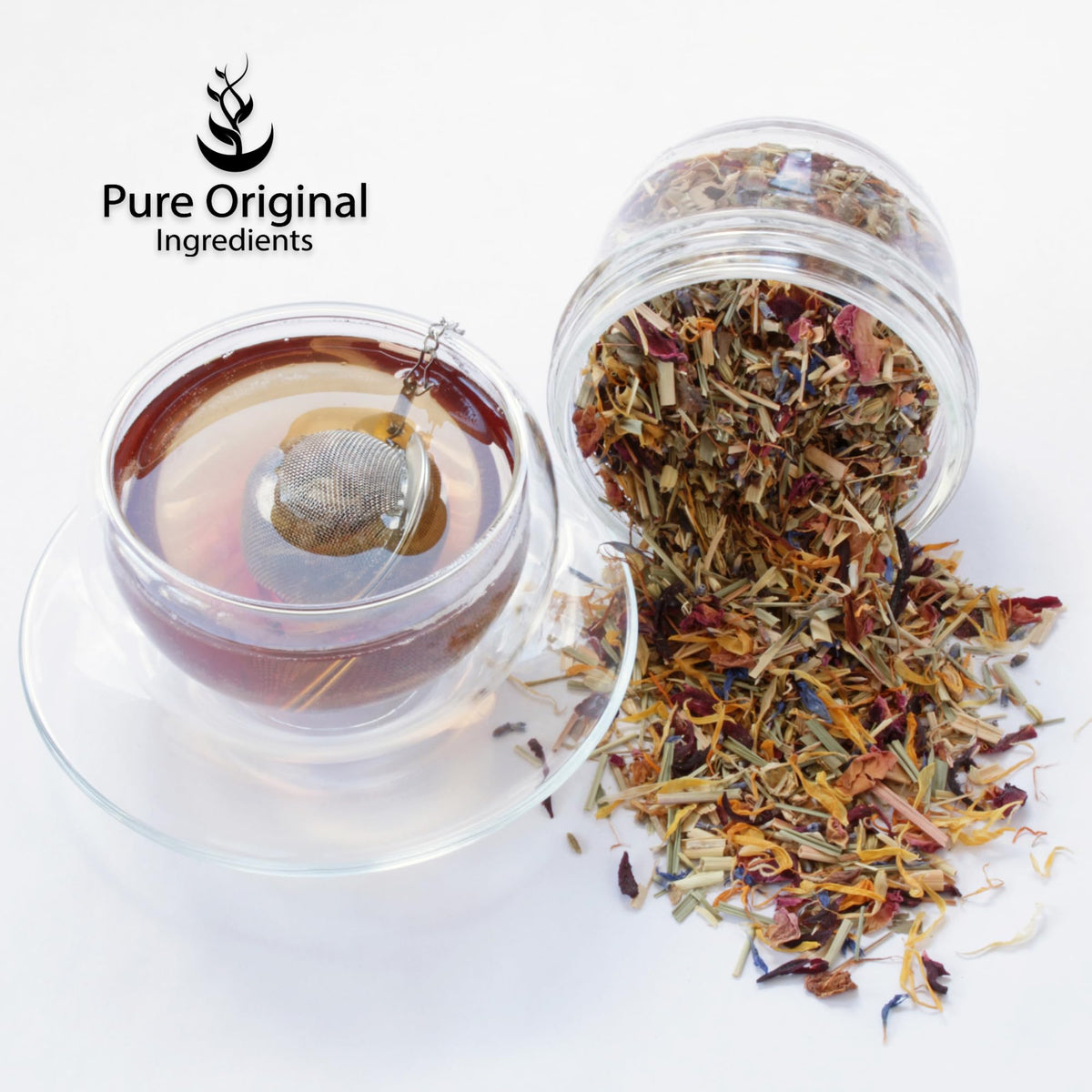 Poudre d'extrait de racine de rehmannia PURE ORIGINAL INGREDIENTS dans un bol