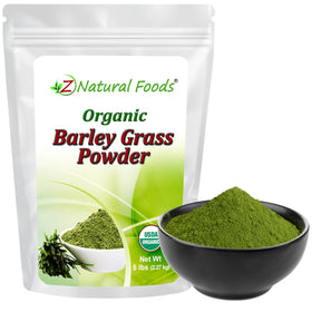 Poudre d'herbe d'orge bio Z Natural Foods 2318g vue de face
