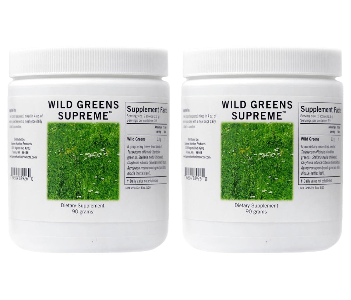 Poudre d'herbes Wild Greens 90g vue de face