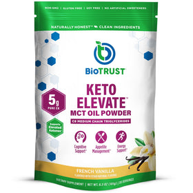 Poudre d'Huile MCT C8 BioTrust 215g vue de face