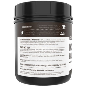 Poudre d'Huile MCT Chocolat 572g dans un smoothie