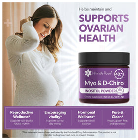 Poudre d'Inositol Myo & D-Chiro d'Intimate Rose avec des fruits