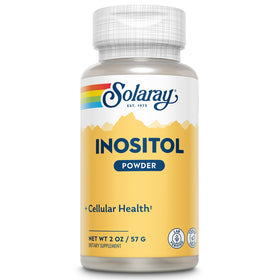 Poudre d'inositol pure SOLARAY 91g vue de face