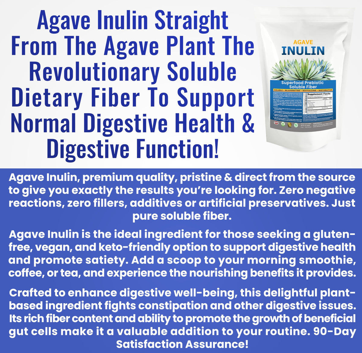 Poudre d'inuline bio Kidney Restore 1367g dans une cuisine