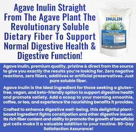 Poudre d'inuline bio Kidney Restore sur une table en bois